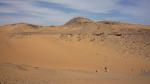 ASWAN, EGYPT - Sahara desert near Monastery of St. Simeon